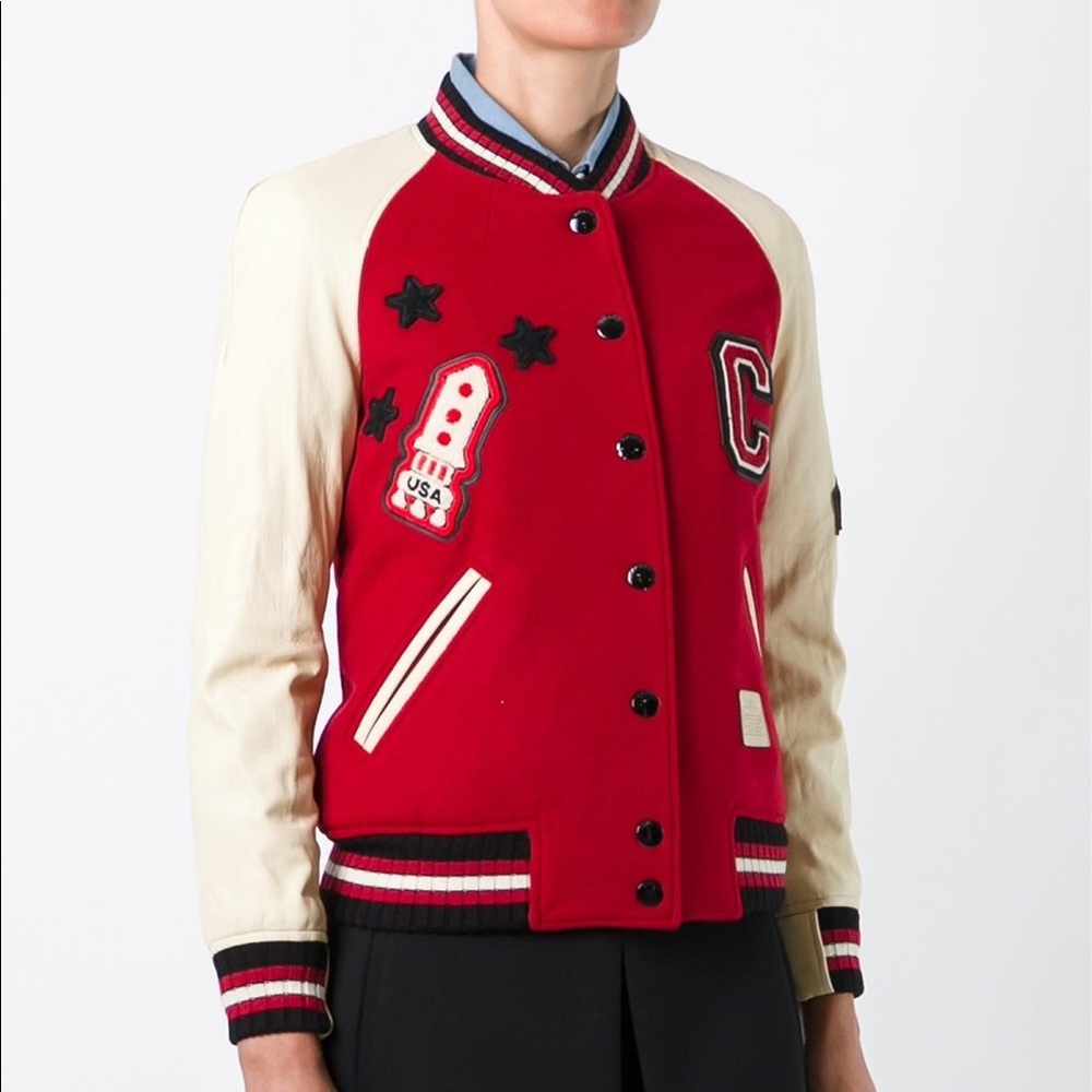 Coach Wool Leather Varsity Jacket RARE! - Picture 4 of 13